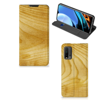 Xiaomi Poco M3 | Redmi 9T Book | Wallet Case | Licht Hout - thumbnail