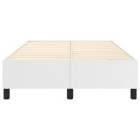 Bedframe kunstleer wit 120x200 cm - thumbnail