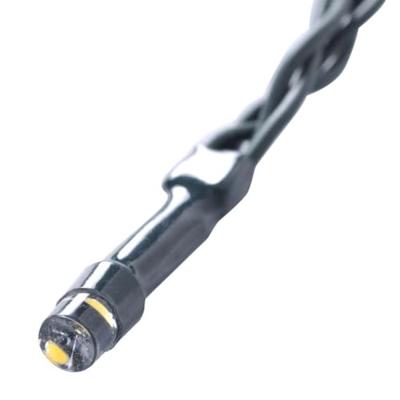 Kunstbuxusballen met LED-verlichting 2 st 30 cm groen