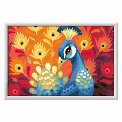 Ravensburger creart schilderen op nummer - trotse pauw