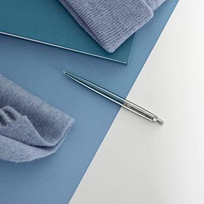 Parker Jotter balpen Waterloo Blue CT, op blister