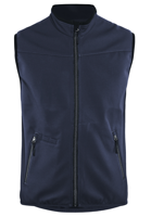 Blåkläder Softshell bodywarmer 38502516 | Donker marineblauw/Zwart | Maat 3XL - 7330509537640 - thumbnail