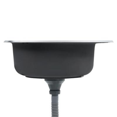 VidaXL Gootsteen met afvoer en zwanenhals roestvrij staal VidaXL Gootsteen met afvoer en zwanenhals roestvrij staal