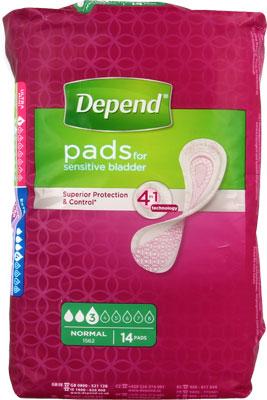 Depend Verband normaal 14 Stuks Depend Verband normaal 14 Stuks