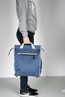 Dunlop Fietstas - Blauw - Fietsboodschappentas - 20 L - thumbnail
