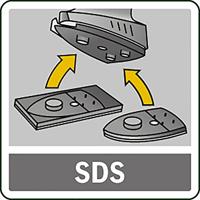 Bosch Accessories 2609256D19 Schuurschijf voor PSM 200 AES, SDS-systeem, 185 x 93 mm, met klittenbandbevestiging - thumbnail