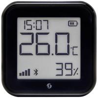 Shelly H&T Gen 3 Matte Black Draadloze temperatuur- en luchtvochtigheidssensor - thumbnail