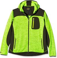 Blåkläder Gebreid vest met softshell 49302117 | High-Vis Geel/Zwart | Maat XXL - 7330509472170 - thumbnail