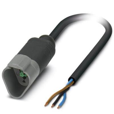 Phoenix Contact 1414999 Sensor/actuator connector, geassembleerd Aantal polen (sensoren): 3 Stekker, recht 1.50 m 1 stuk(s)
