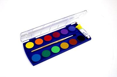 Quantore Waterverfdoos pelikan 721324 12 kleuren