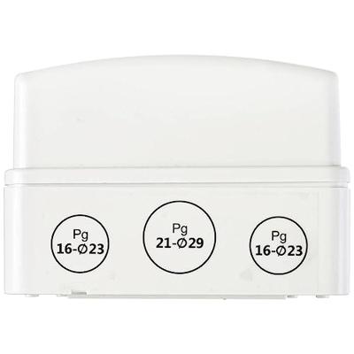 Sygonix SY-5491850 Kleine verdeelkast Opbouw (op muur) Aantal groepen: 4 Aantal rijen: 1 Inhoud: 1 stuk(s) Sygonix SY-5491850 Kleine verdeelkast Opbouw (op muur) Aantal groepen: 4 Aantal rijen: 1 Inhoud: 1 stuk(s)