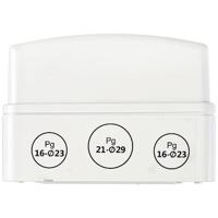 Sygonix SY-5491850 Kleine verdeelkast Opbouw (op muur) Aantal groepen: 4 Aantal rijen: 1 Inhoud: 1 stuk(s) - thumbnail