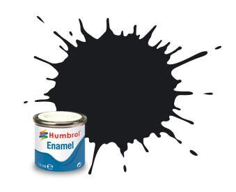 Humbrol Enamel NR.21 Black Gloss - 14ml
