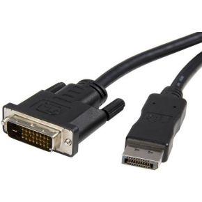 TECHLY 020782 DisplayPort 1.2 naar DVI monitorkabel 2m zwart