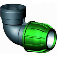 Knie 90 graden met binnendraad - buiskoppeling - 32 mm x 1" - thumbnail