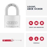 ABUS Hangslot 64Ti/40 Twins B/Dfnli - 64TI/40 TWINS C - 64TI/40 TWINS C - thumbnail