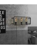 Home sweet home wandlamp Weave 3L - zwart - thumbnail