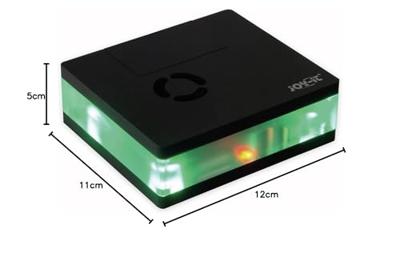 Joy-it RB-MULTIMEDIACASE01 SBC-behuizing Geschikt voor serie: Raspberry Pi® Afneembare GPIO-afdekking, Incl. actieve koeler, Met magneetsluiting Zwart,