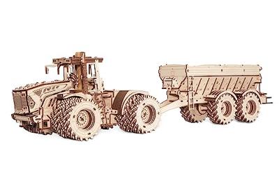 Eco Wood Art 3D Houten Puzzel Trailer