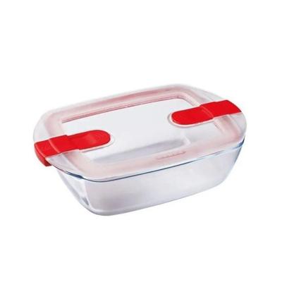 Pyrex Schaal met deksel 2,5L 28x20x8cm