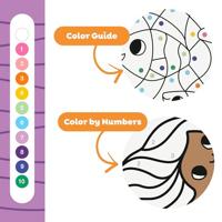 Selecta Kleuren op nummer - zeemeerminnen en vrienden - thumbnail