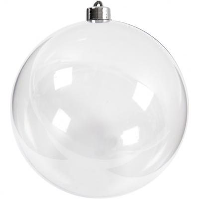 Creativ Company Deco ballen, d 15,6 cm, transparant, 1 stuk