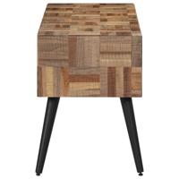 Bankje 110x35x45 cm massief gerecycled teakhout - thumbnail