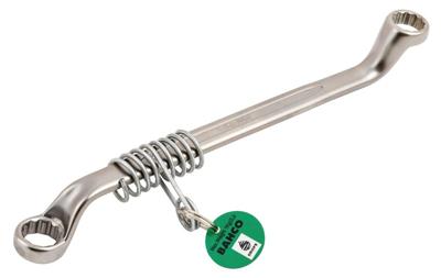 Bahco Ringsleutel | met veiligheidsveer | diep doorgezet | verchroomd | lengte 210 mm | 12 mm x 13 mm - TAH2M-12-13 Bahco Ringsleutel | met veiligheidsveer | diep doorgezet | verchroomd | lengte 210 mm | 12 mm x 13 mm - TAH2M-12-13