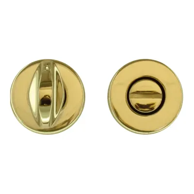 Hdd Pro WC Garnituur Rond Klikrozas 50 Mm Messing Gepolijst Hdd Pro WC Garnituur Rond Klikrozas 50 Mm Messing Gepolijst