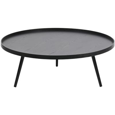 Woood Mesa bijzettafel Ø100 cm Zwart Woood Mesa bijzettafel Ø100 cm Zwart
