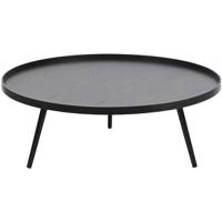 Woood Mesa bijzettafel Ø100 cm Zwart - thumbnail