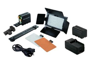 Falcon Eyes LED Lamp Set Dimbaar DV-160V-K2 incl. accu