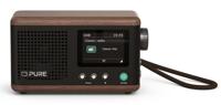 Pure Classic Mini Coffee Black/Walnt EU/UK/AU Radio DAB+, FM Zwart, Walnoot - thumbnail