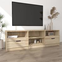 Tv-meubel 150x33,5x45 cm bewerkt hout sonoma eikenkleurig - thumbnail