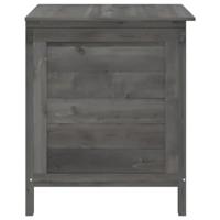 Tuinbox 50x49x56,5 cm massief vurenhout antracietkleurig - thumbnail