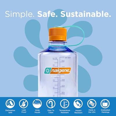 Nalgene Narrow Mouth Sustain 1L Drinkfles Amethyst 1L