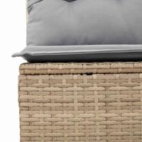 Tuinbankenset 13 pcs Beige poly rattan - thumbnail