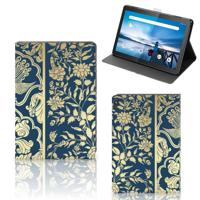 Lenovo Tablet M10 Tablet Cover Beige Flowers - thumbnail