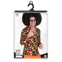 Party Blouse 60&apos;s Bloemen Heren - thumbnail