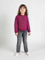 Slim jeans gemiddeld meisjes grijs - thumbnail