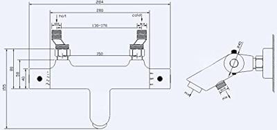 Saqu Essential Badthermostaat chroom