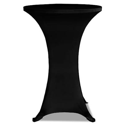 VidaXL Statafelhoes stretch ø60cm zwart (2 stuks)