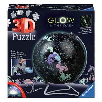 Ravensburger puzzel planeet glow dark starglobe 180 stukjes