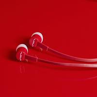 SOL Republic Jax In-ear hoofdtelefoon, geluidsisolerend, draadloze oordopjes met microfoon + 1-knopbediening, hoogwaardig geluid met krachtige bas, 4 oordopjes maten voor ideale pasvorm, rood - thumbnail