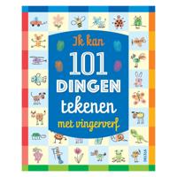 Deltas Ik kan 101 dingen tekenen met vingerverf hobbyboek - thumbnail
