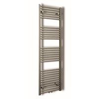 Designradiator Sanicare Inox-Look Inclusief Ophanging Midden Aansluiting Recht 160x60 cm - thumbnail