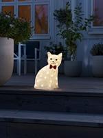 Kerstfiguur LED kat zittend 27x34 cm Konstsmide - Konstsmide - thumbnail