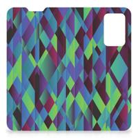 OPPO Find X5 Lite | Reno7 5G Stand Case Abstract Green Blue - thumbnail