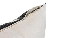Kussen Home ESPRIT Wit Zwart Palmboom 42 x 15 x 42 cm - thumbnail