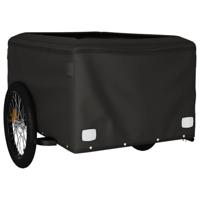 Fietstrailer 45 kg ijzer zwart - thumbnail